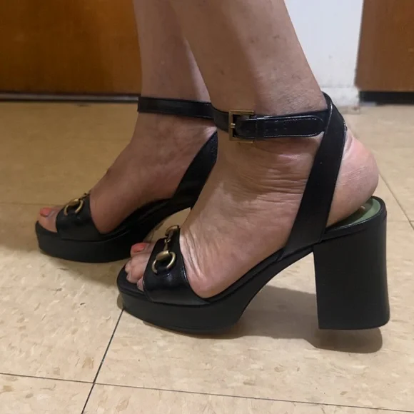 Authentic Gucci Granada Block Heels - Picture 13 of 15